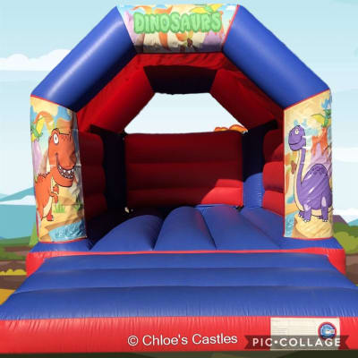 Dinosaur Bouncy Castle 11ft x 15ft, a bouncy castle for hire from Chloe's Castles