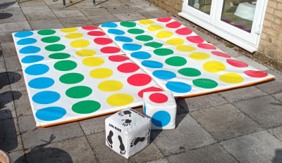 Twister mats., a inflatable game for hire from Bounce Again