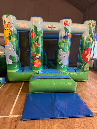 Jungle Bounce and Play, a bouncy castle for hire from Bounce House Inflatables