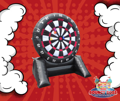 Inflatable Dart Game, a soft play set for hire from Bouncy Boss