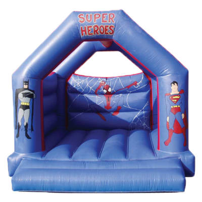 15 Superheros, a bouncy castle for hire from Jumping Jacks