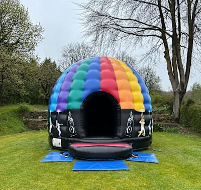 Disco Dome Large Family, a disco dome for hire from BJ's Bouncy Castles & Soft Play Hire