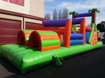 Giant Obstacle course, a assault course for hire from Bouncy Castle Club