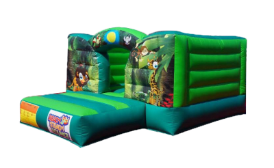Low Height Jungle Castle, a bouncy castle for hire from Ready Steady Bounce
