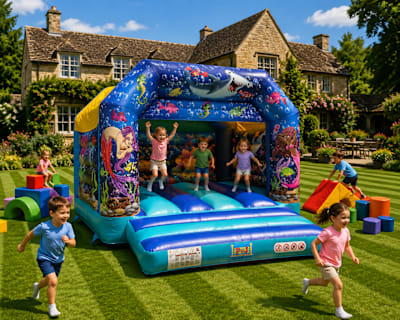 Mermaid Bouncy Castle, a bouncy castle for hire from Funday Entertainment