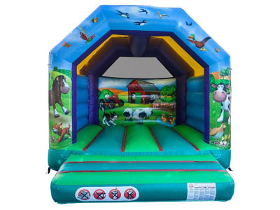 10 x 10 Farmyard Bouncy Castle Hire Surrey, a bouncy castle for hire from Alpha Bouncy Castles & Events