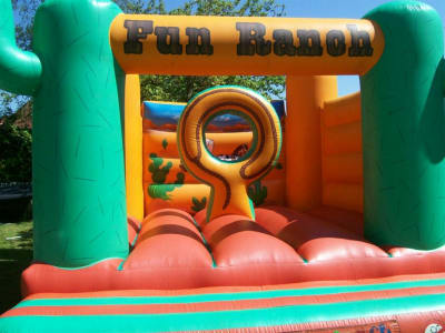 Adult Fun Ranch Bouncy Castle, a adult bouncy castle for hire from Jump & Bounce