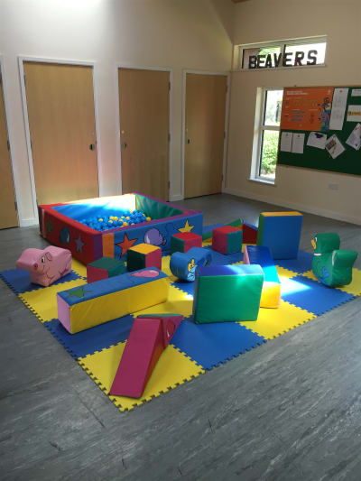 Multi Coloured Soft Play, a soft play set for hire from Rick's Castles