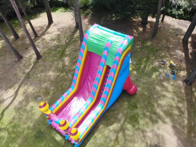 UK’s Tallest vertical drop slide (inflatable)
