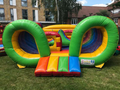 15ft x 15ft Kids Obstacle bouncy castle (EXTRA LARGE), a assault course for hire from TFG Bouncy Castles