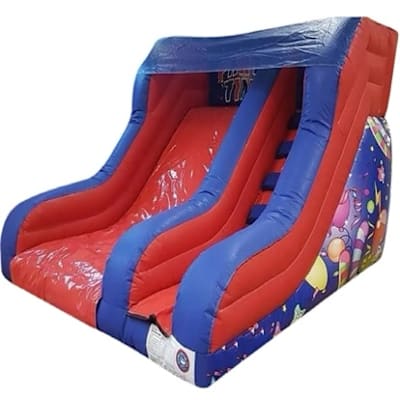 Rush Slide 2, a inflatable slide for hire from Happy Days Bouncy Castles