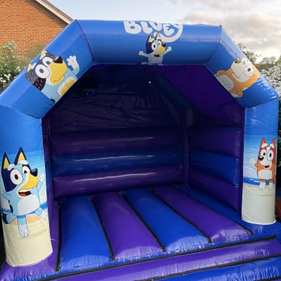 12 ft x 15 ft Bluey Character Castle, a bouncy castle for hire from Bouncy Castle Boys