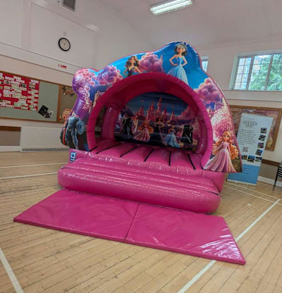 12x12ft Princess Contoured Bouncer, a bouncy castle for hire from Bouncing Happy