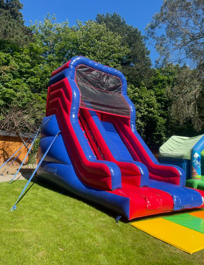 10ft Platform Slide, a inflatable slide for hire from Wallington Bouncy Castles