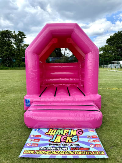 8x10 Tots Pink, a toddler inflatable for hire from Jumping Jacks Bouncy Castles