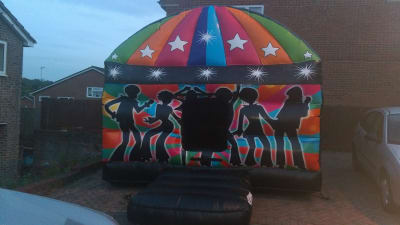 DISCO DOME WITH LIGHTS AND MUSIC, a disco dome for hire from SK Hire Events