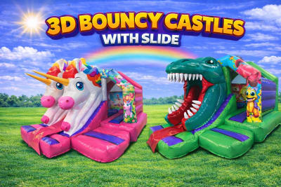 3D Bouncy Castles & Slide Combo's