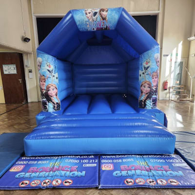 Frozen Bouncy Castle (15x11ft), a bouncy castle for hire from The Bounce Generation