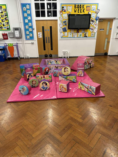 Princess Soft Play Package, a party package for hire from Bouncy Castle Fun World