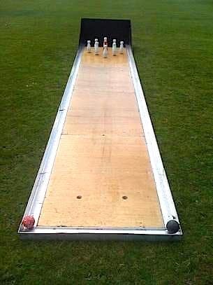 Skittle Run, a assault course for hire from Jumping Jacks Bouncy Castles