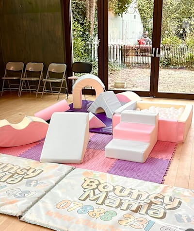 Pastel Soft Play, a soft play set for hire from Bouncy Mania