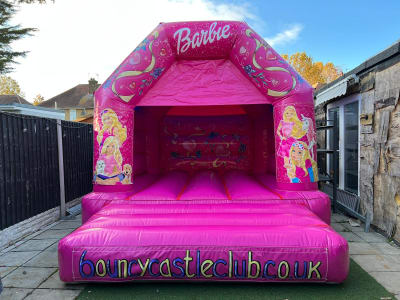 Barbie, a bouncy castle for hire from Bouncy Castle Club
