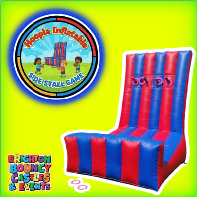 Hoopla inflatable side stall game, a inflatable game for hire from Brighton Bouncy Castles