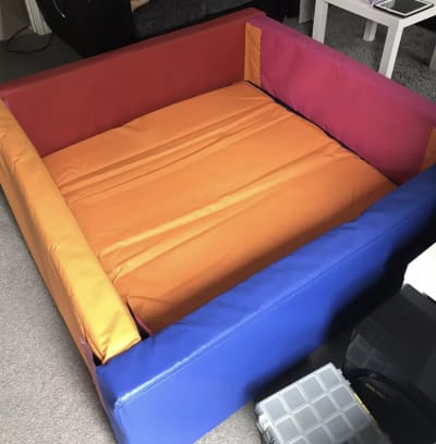 Square Ball Pit, a soft play set for hire from Kidz Smile