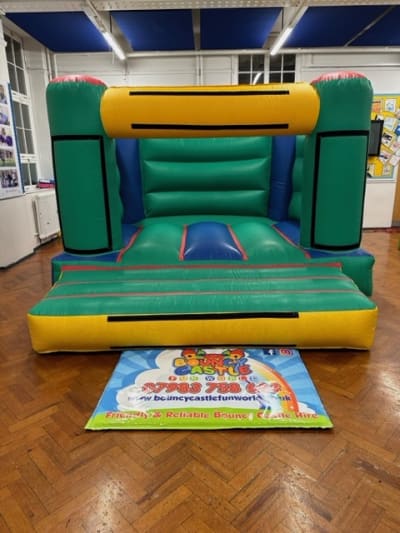Low Height Multi Coloured Castle, a bouncy castle for hire from Bouncy Castle Fun World