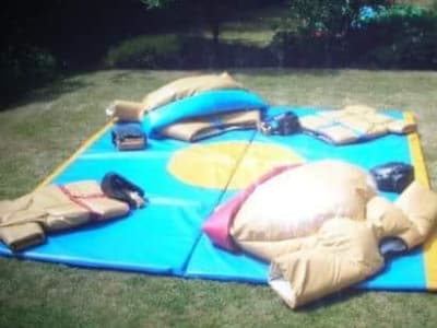 Sumo Suits, a inflatable game for hire from Harry's Quads 'N' Castles