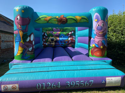 Mini Bugs Castle, a toddler inflatable for hire from JV Bouncy Castle Hire