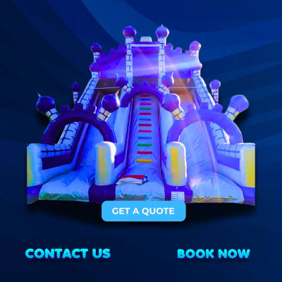 Medievil Super Slide Hire, a inflatable slide for hire from Funday Entertainment