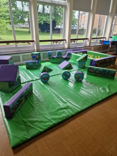 Dinosaur Soft Play Set, a soft play set for hire from Airscape Events
