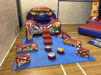 Circus Soft Play Set, a soft play set for hire from Playdays Parties