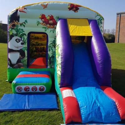 Jungle Combo, a bouncy castle for hire from Bounce About Sussex