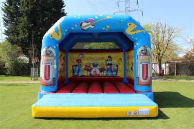 Adult Jukebox Bouncy Castle, a adult bouncy castle for hire from Allsorts Inflatables