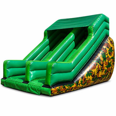 10ft Army Slide, a inflatable slide for hire from Mr Bouncy Castle