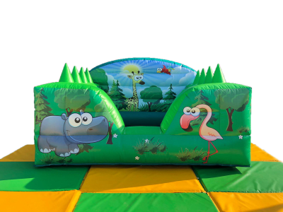 Mighty Jungle Ball Pool, a soft play set for hire from Ready Steady Bounce