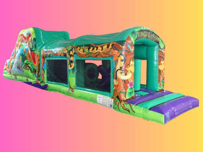 Jungle Obstacle Course 42x10ft, a assault course for hire from Have A Bounce