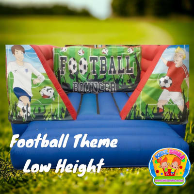 Football THEME Low Height Castle, a bouncy castle for hire from Kidz Smile
