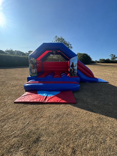 13ft x 18ft Minecraft, a inflatable slide for hire from Bounce Mania