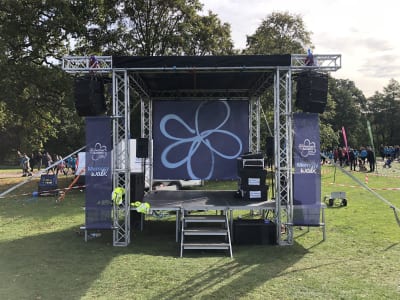 Mini stage 3x3m hire Leeds