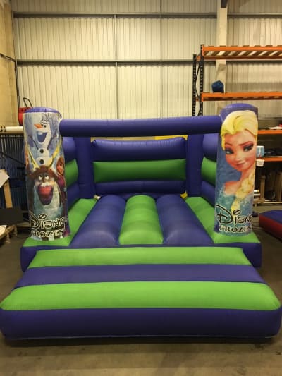 Frozen Bouncy Castle (15x12ft Low Height), a bouncy castle for hire from The Bounce Generation
