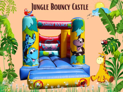 Jungle Bouncy Castle 12x10ft, a bouncy castle for hire from Have A Bounce
