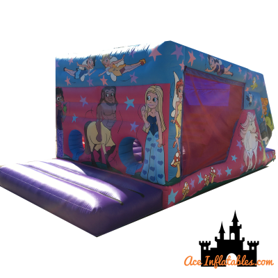 23ft Fantasy Fun Run, a assault course for hire from Ace Inflatables