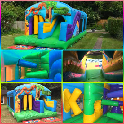 Assault Course Jungle - Jump & Slide Obstacle, a assault course for hire from Bromley Bouncy Castles