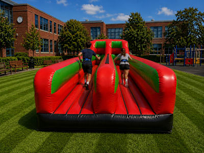 Bungee Run Hire, a assault course for hire from Funday Entertainment