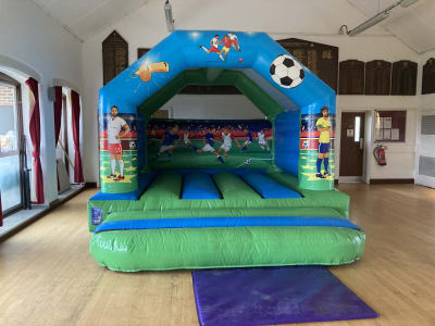 Football package, a party package for hire from Wallington Bouncy Castles