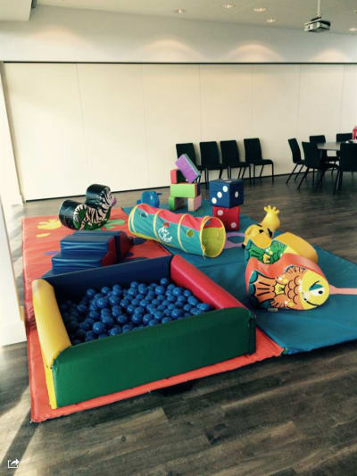 Soft play package with small ball pit, a party package for hire from Bouncy Castles Surrey
