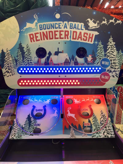 Bounce a Ball Reindeer Racing hire